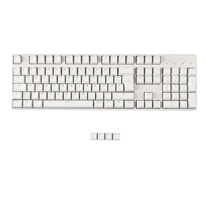 YMDK 105 German ISO Double Shot PBT Shine Through OEM Profile Keycap set Suitable For Cherry MX Switches Mechanical Keyboard