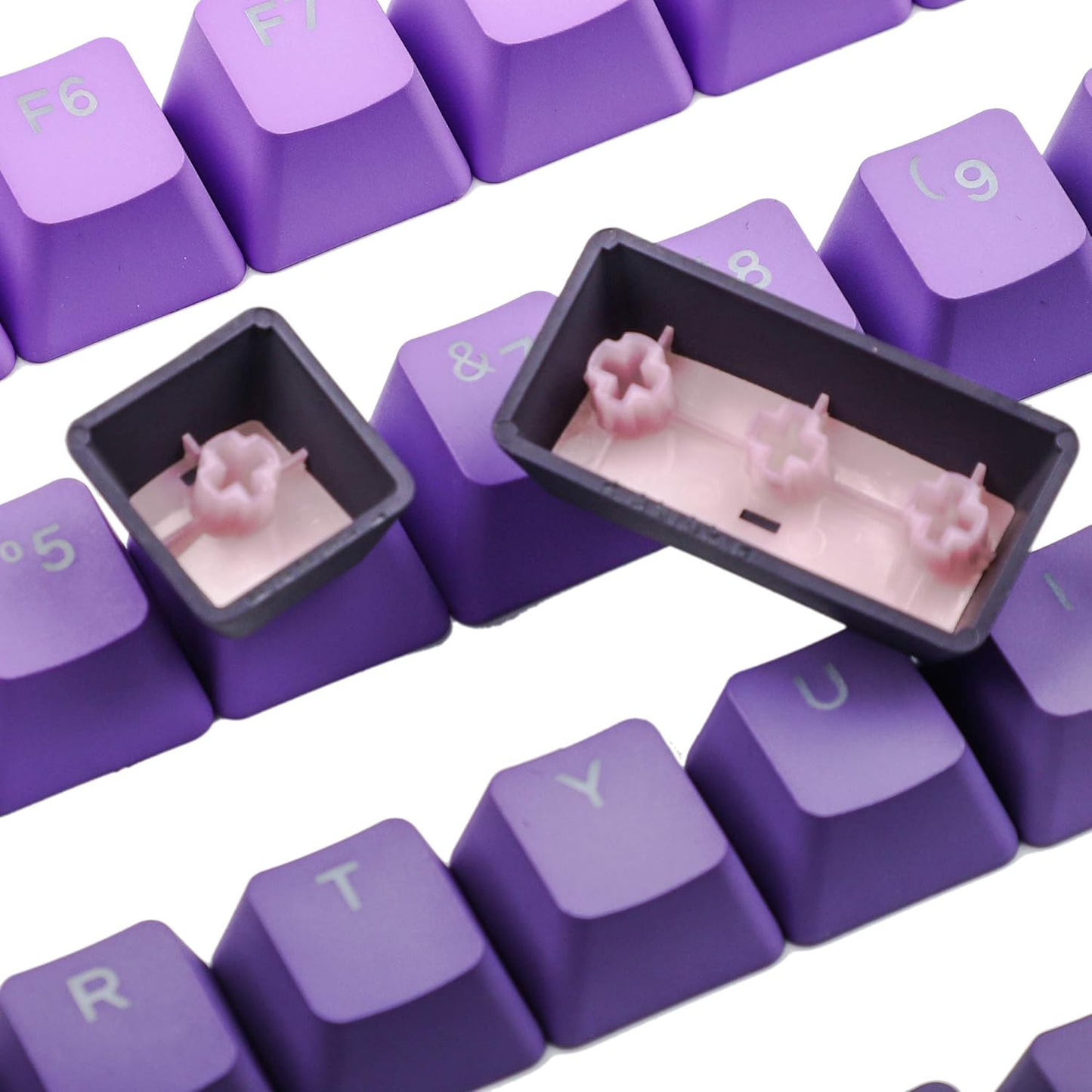 YMDK Purple Gradient 108 Backlit Keycaps(Double Shot OEM Profile/108 104 87 84 68 Using)