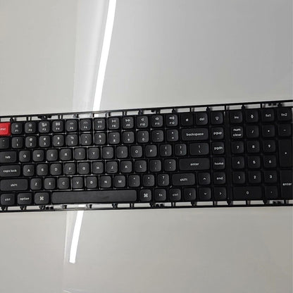 Black PBT 117 keys Low Profile Keycaps, Key Caps Low Profile Cross Stem Compatible with Keychron K1 K3 Low Profile Mechanical Keyboard