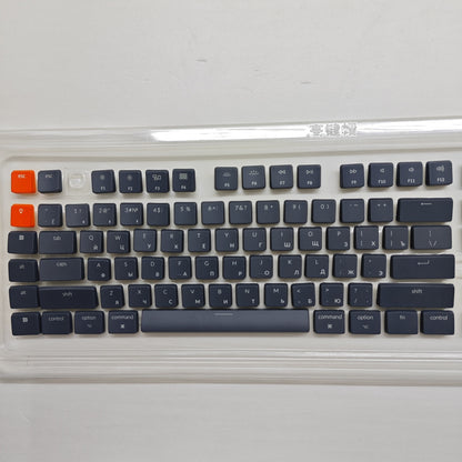 Gray Orange ABS 110 keys K1 K5 Low Profile Keycaps Backlit Key Caps Compatible with Keychron Low Profile Mechanical Keyboard