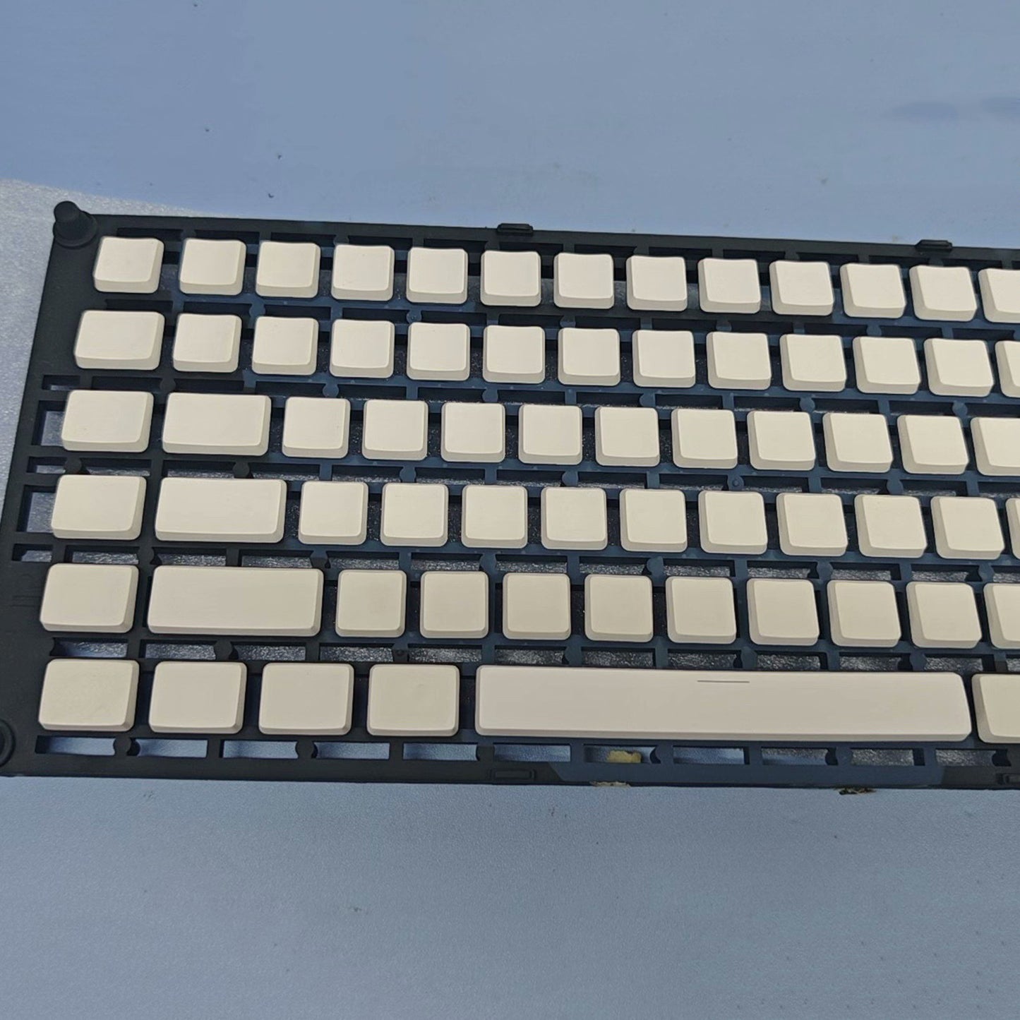 White PBT 115 keys Blank Low Profile Keycaps Compatible with Keychron Pro Max Low Profile MX Mechanical Keyboard DIY