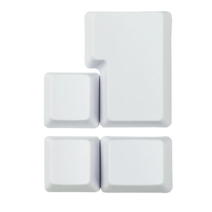 OEM Profile White Black Blue Pink ISO Keys Thick PBT Blank Keycaps For ISO Layout Keyboard