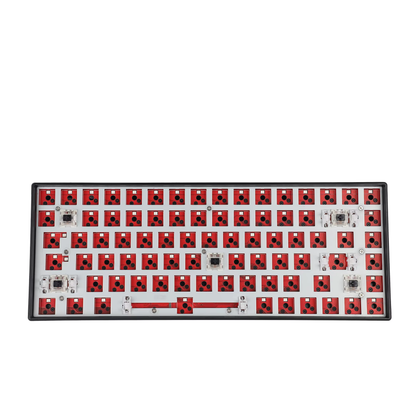 NC 84 Keys 75% RGB Detachable USB Wired Bluetooth 2.4G Three Mode Hotswap Kailh Socket DIY Kit