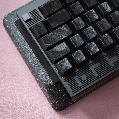 YMDK 129 Keys Sunny Feather Theme Pearlescent Cherry Profile ABS Top Print Keycaps for 61/84/87/104/108 MX Mechanical Keyboards