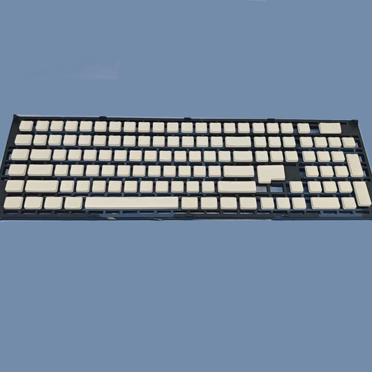 White PBT 115 keys Blank Low Profile Keycaps Compatible with Keychron Pro Max Low Profile MX Mechanical Keyboard DIY
