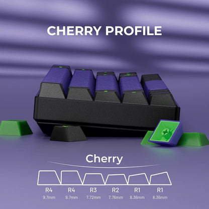 YMDK 151 Keys Comic Retro Machinery Cherry Profile PBT 5 Sides Dye Sublimation Keycaps for MX Mechanical Keyboards 75/87/98/104/108