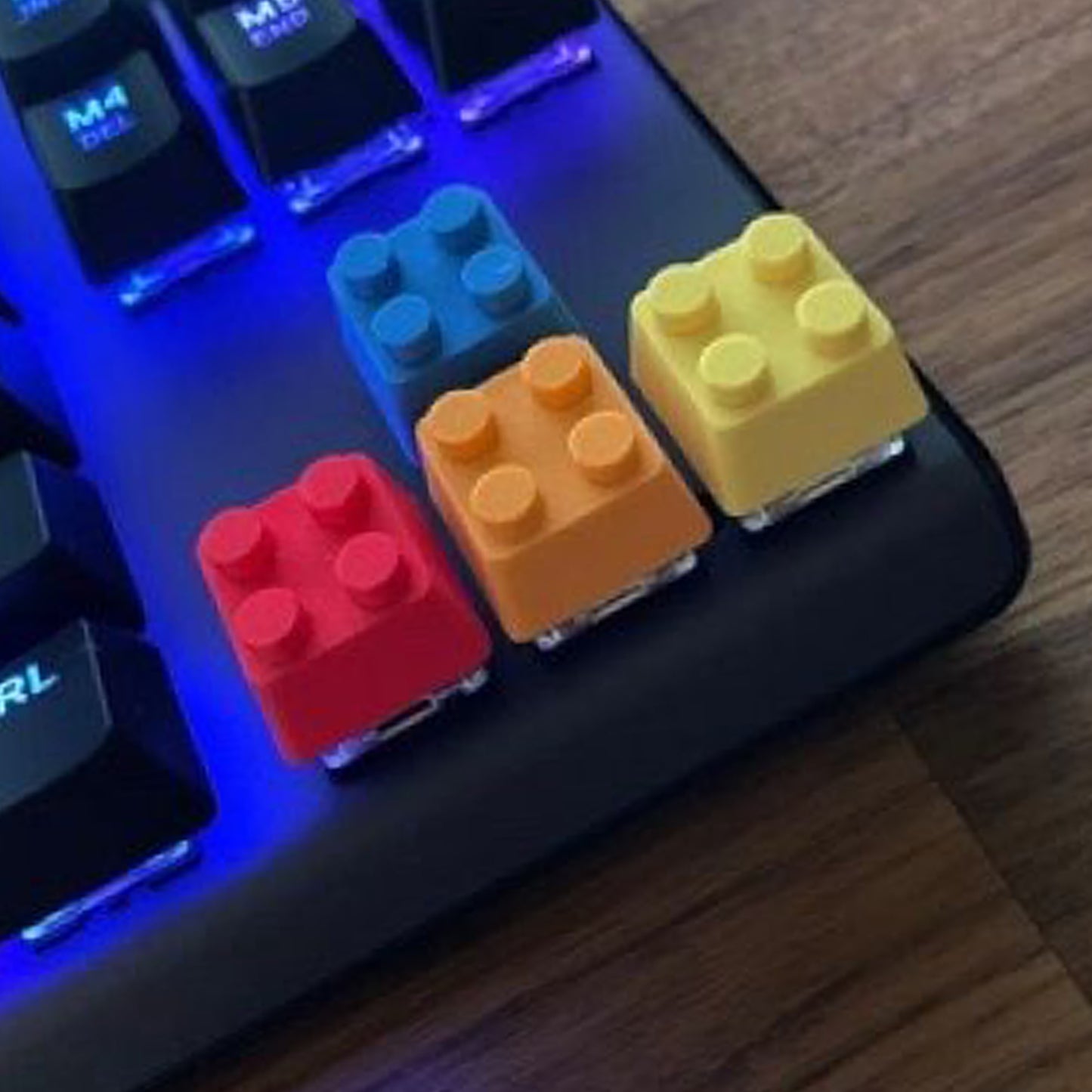 YMDK 4pcs Building Block Brick Arrow Keys 3D Printed Creative Color  Personalized Keycaps for MX Mechanical Keyboard