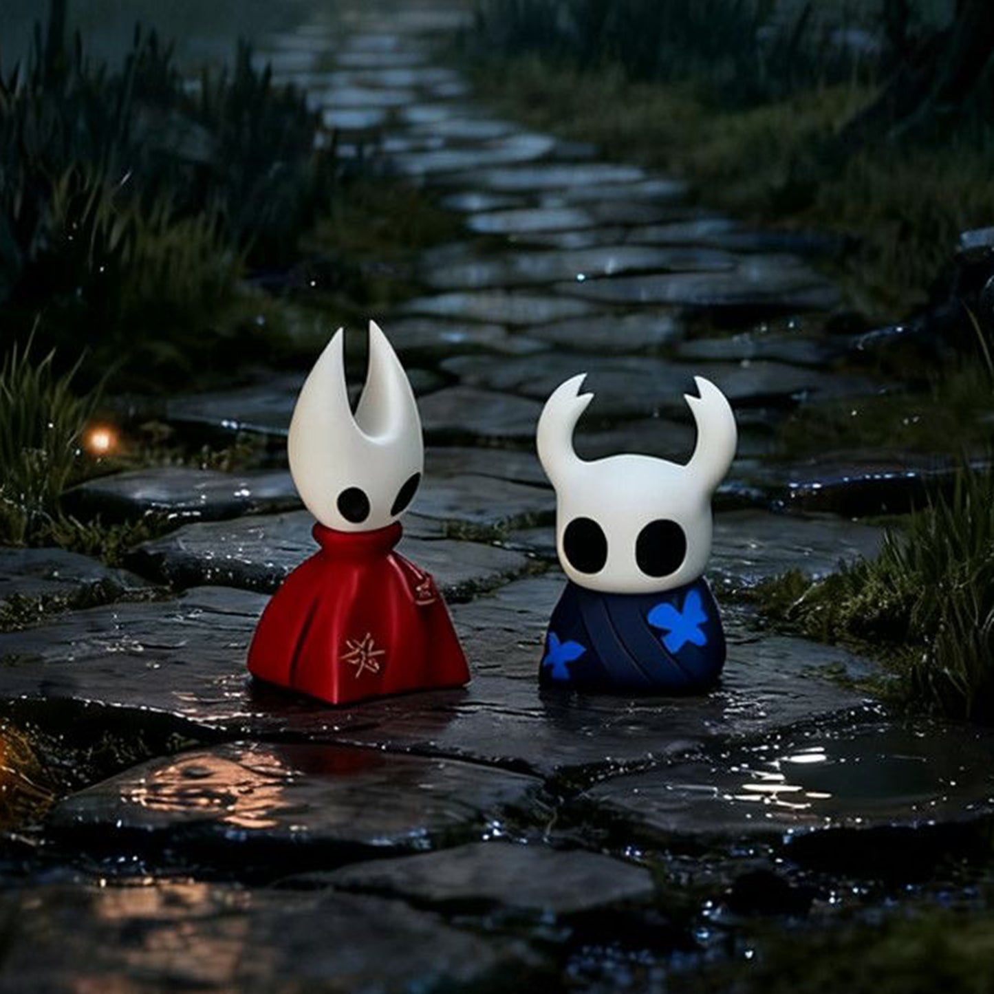 YMDK Blue Knight Wasp Girl Personalized Keycaps Cool Creative Resin Shine Through Custom Keycap for MX Mechanical Keyboards