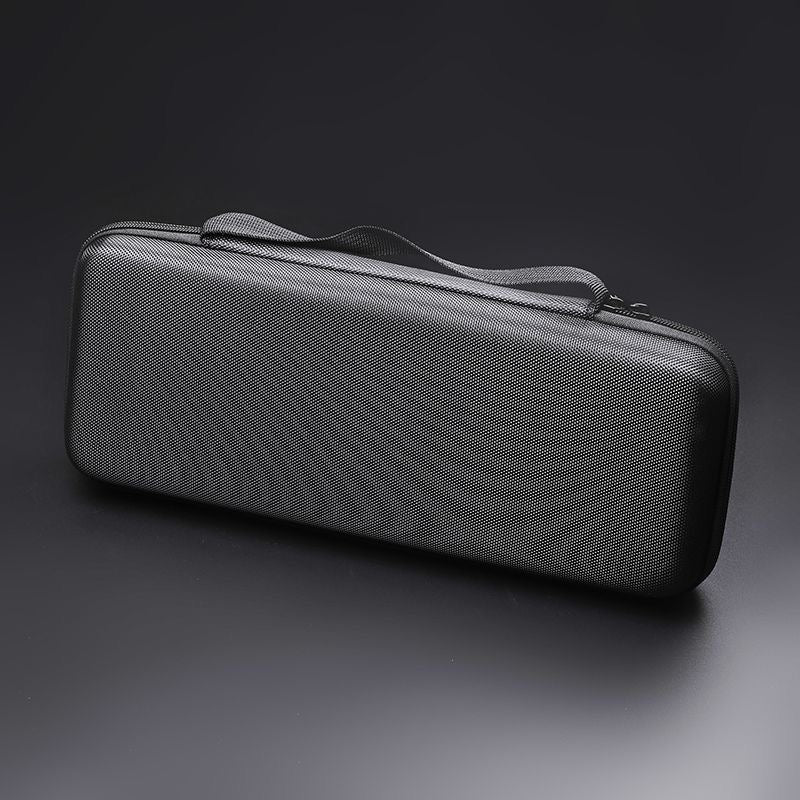 YMDK Black Oxford Hard‑Shell Keyboard Case, Shock‑Absorbent Waterproof Mechanical Keyboard Storage Bag for Mechanical Keyboard