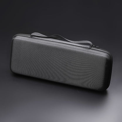 YMDK Black Oxford Hard‑Shell Keyboard Case, Shock‑Absorbent Waterproof Mechanical Keyboard Storage Bag for Mechanical Keyboard