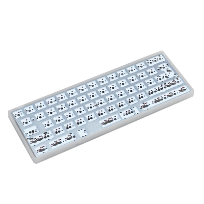 YMDK Customized GH60 64 YMD64XS Minila DIY Kit Aluminum CNC Case Plate Type C PCB For 60% 64 ANSI ISO Mechanical Keyboard Kit