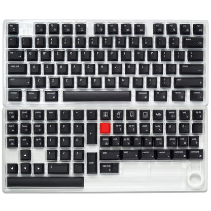 YMDK 139 Mac Keycaps Cherry XDA v2 Profile Normcore Style Gray White Dye Sub PBT White For 104 TKL 60% 96 84 68 64 MX Switches Keyboard