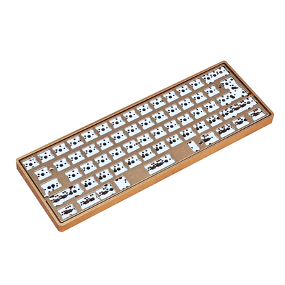 YMDK Customized GH60 64 YMD64XS Minila DIY Kit Aluminum CNC Case Plate Type C PCB For 60% 64 ANSI ISO Mechanical Keyboard Kit