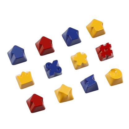 Painted High Gloss Personalized Keycap Zinc Alloy Arrow Keys Red Yellow Blue for MX Mechanical Keyboard
