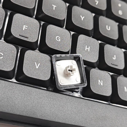 Black PBT Low Profile Keycaps, Key Caps Low Profile Cross Stem Compatible with Keychron K1 K3 Low Profile Mechanical Keyboard