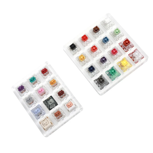 16 12 Key Kailh Box Navy Jade Royal Pink Saker Cream Polia Holy Pandas Switches Shaft Testing Tool Switch Tester