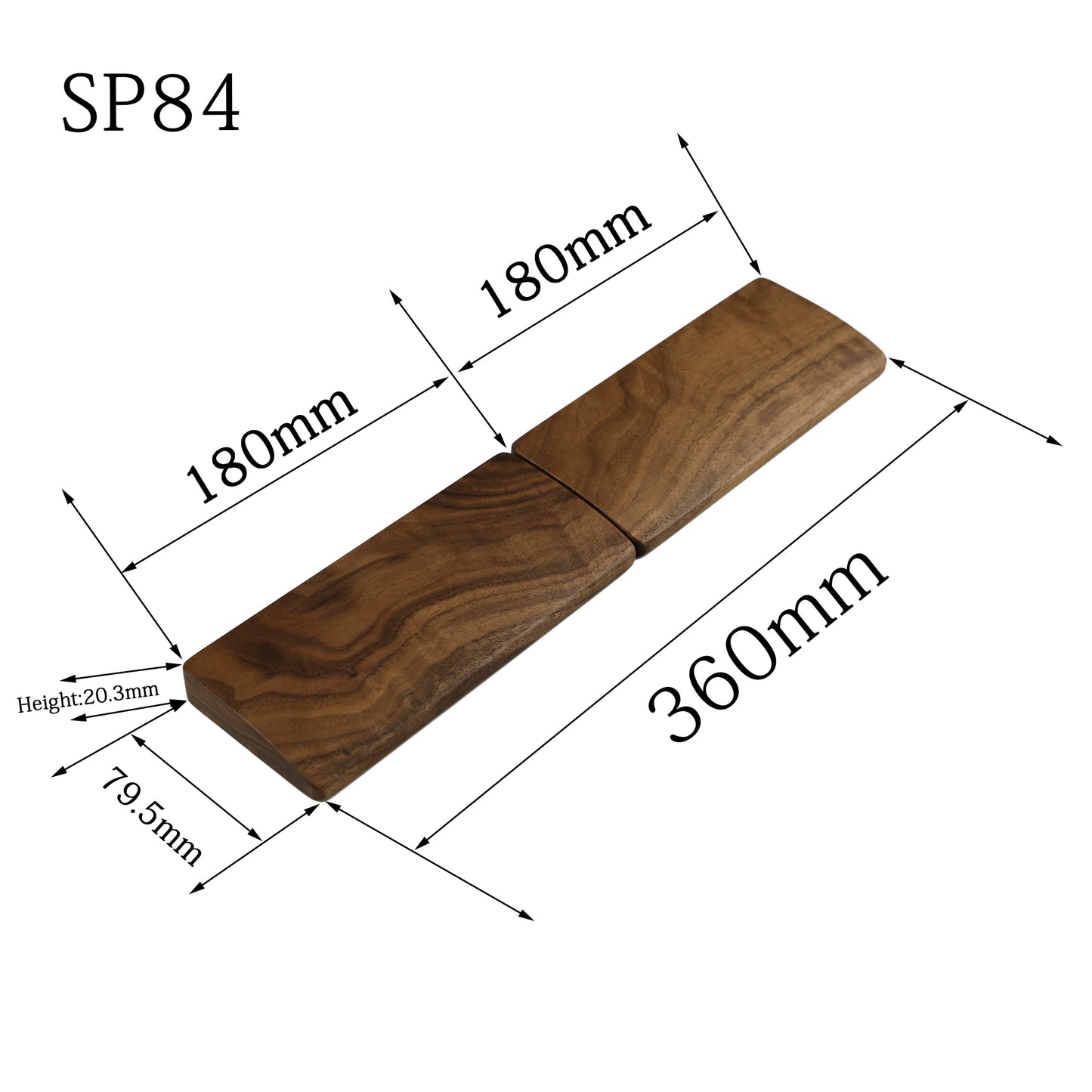 Split Wood Wrist(Split 75%/Split 64)