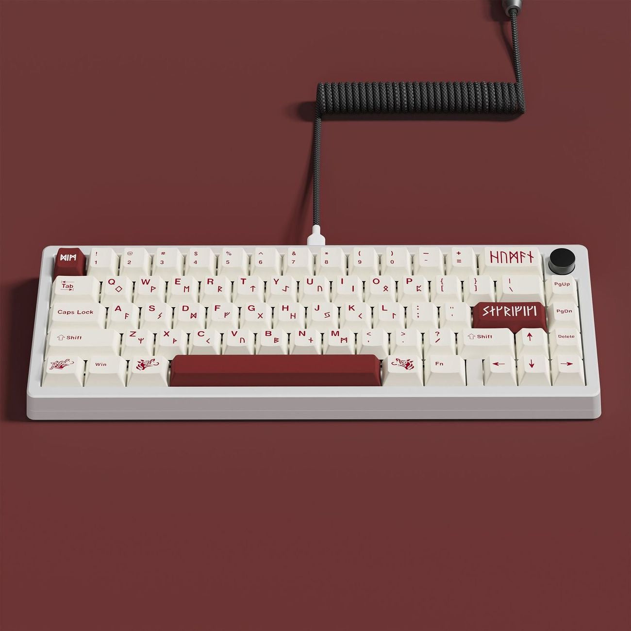 Blood Sacrifice Theme 125 keys Keycaps Cherry Profile PBT Dye Sub Top Print Keycap for 61/64/75/87/98/104/108 MX Gaming Mechanical keyboard