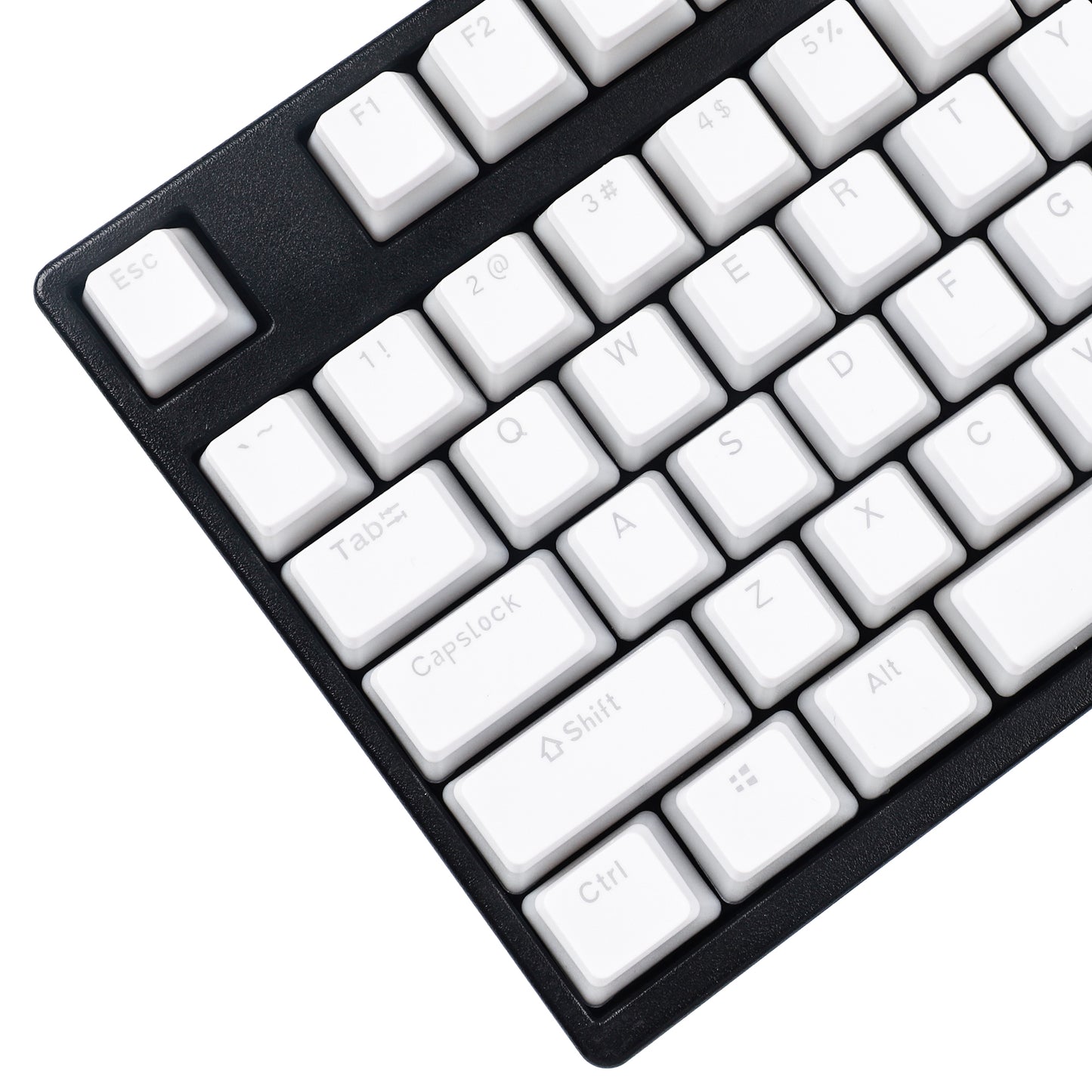 Pudding 156 Backlit Keycaps(OEM Profile Double Shot/Corsair Razer Ducky SF KBD75 Tada68 Using)