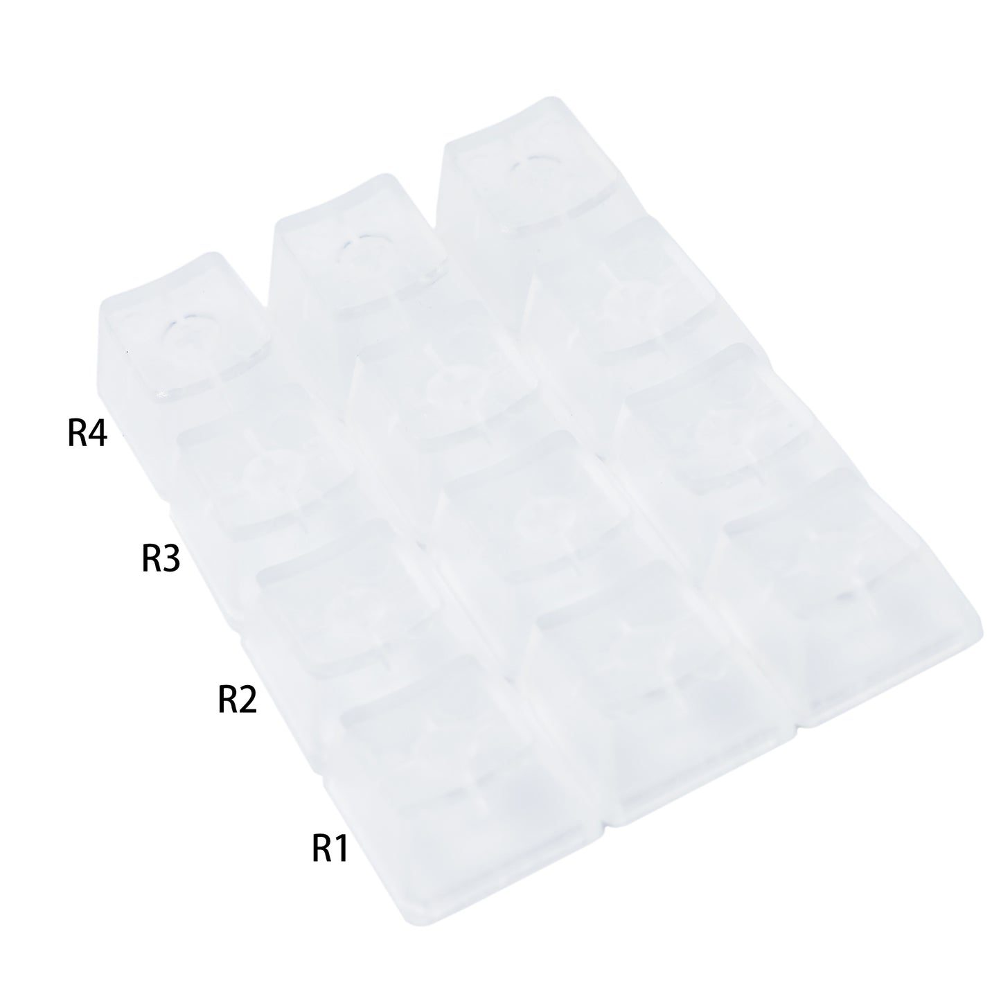 OEM 1u Transparent Blank Keycap*1(ABS 1.4mm Thickness)