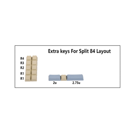 YMDK 125 Laser-Etched Custom Keycaps(OEM Profile PBT 1.5mm Thickness/Filco YMD96 RS96 YMD75 KBD75 FC980M VEA 75% Using)