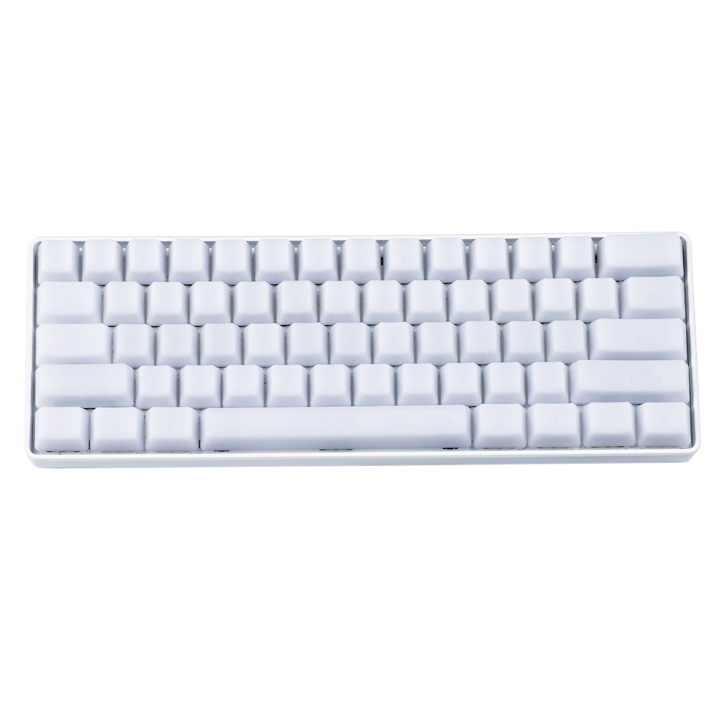 108+ISO Milk Fog Blank Keycaps(OEM Profile ABS Shine Through Blank/1.2mm Thickness)