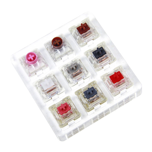 9 key Cherry Gateron Kailh Outemu Silent Switches Shaft Testing Tool Switch Tester