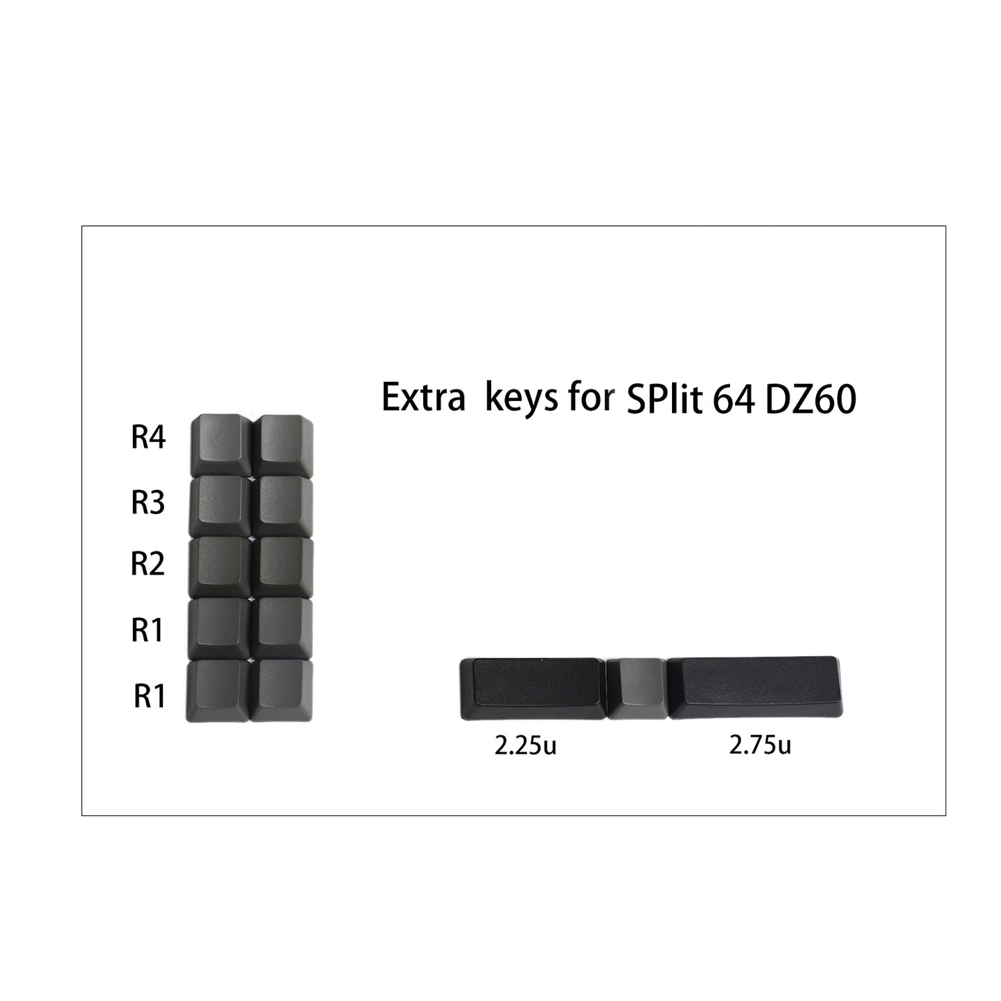 YMDK 125 Laser-Etched Custom Keycaps(OEM Profile PBT 1.5mm Thickness/Filco YMD96 RS96 YMD75 KBD75 FC980M VEA 75% Using)