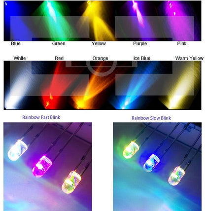 5pcs\lot DIY 3mm 2x3x4mm 1.8mm Leds(Cherry Gateron Kailh MX Switches Keyboard Using/Multi-color)