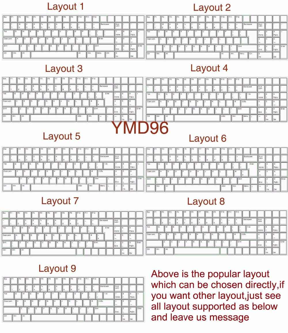 YMDK Assembly Service For YMD96 YMD75 GH60 YD60M Switches leds