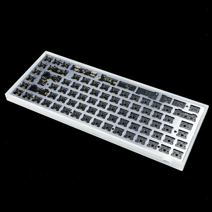 YMD-75% 84 Acrylic Kit(Standard QMK YMD-75% 84 V3 Hotswap Kit Or V2 Soldering Kit/ANSI And ISO Supported)