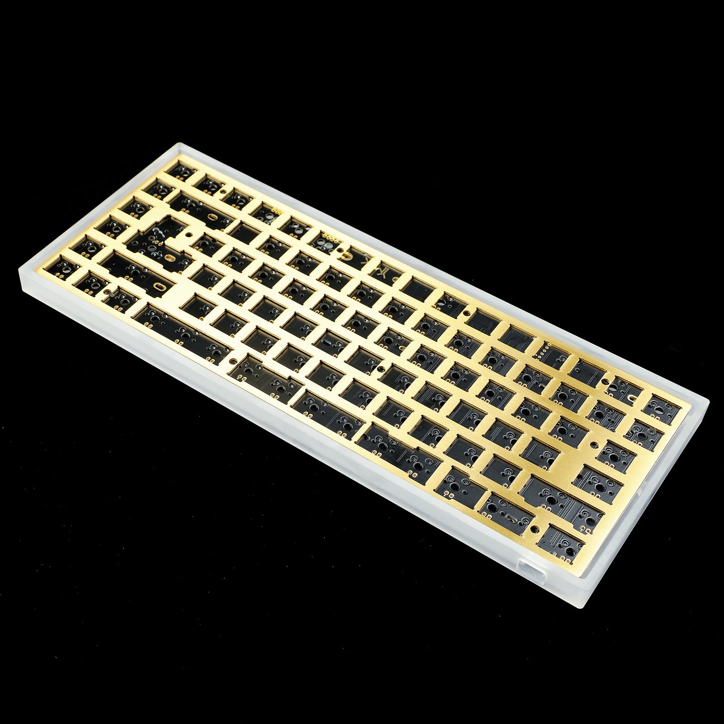 YMD-75% 84 Acrylic Kit(Standard QMK YMD-75% 84 V3 Hotswap Kit Or V2 Soldering Kit/ANSI And ISO Supported)