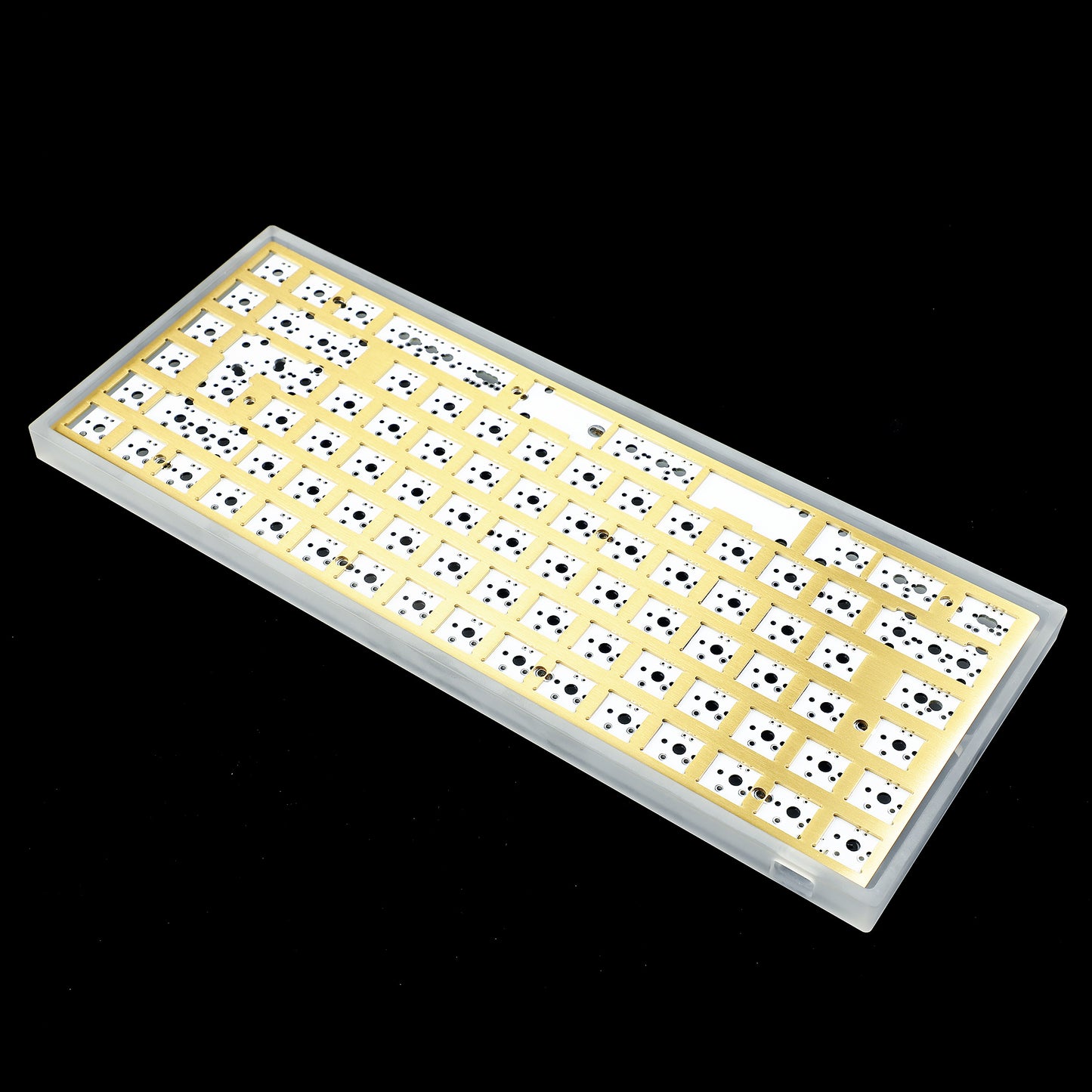 YMD-75% 84 Acrylic Kit(Standard QMK YMD-75% 84 V3 Hotswap Kit Or V2 Soldering Kit/ANSI And ISO Supported)