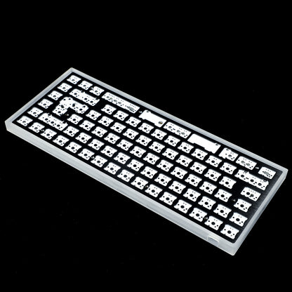 YMD-75% 84 Acrylic Kit(Standard QMK YMD-75% 84 V3 Hotswap Kit Or V2 Soldering Kit/ANSI And ISO Supported)