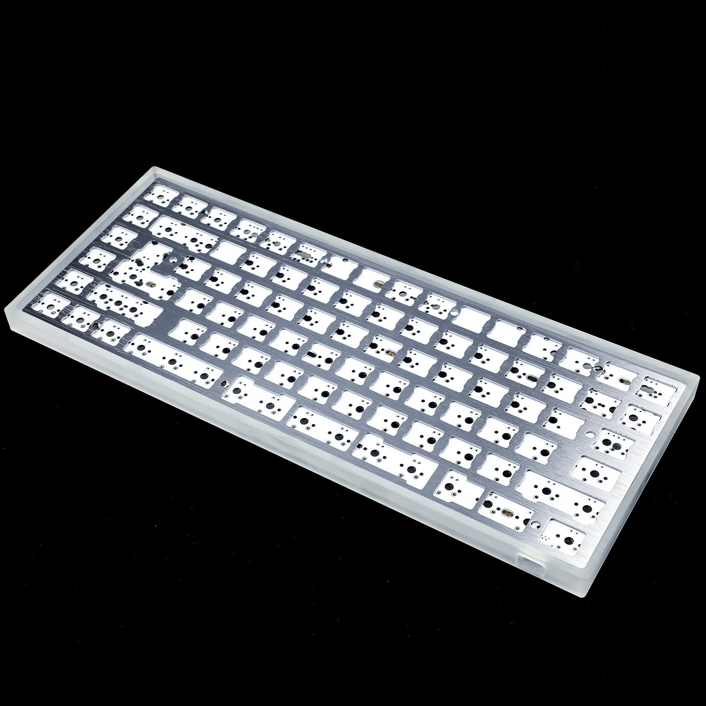 YMD-75% 84 Acrylic Kit(Standard QMK YMD-75% 84 V3 Hotswap Kit Or V2 Soldering Kit/ANSI And ISO Supported)