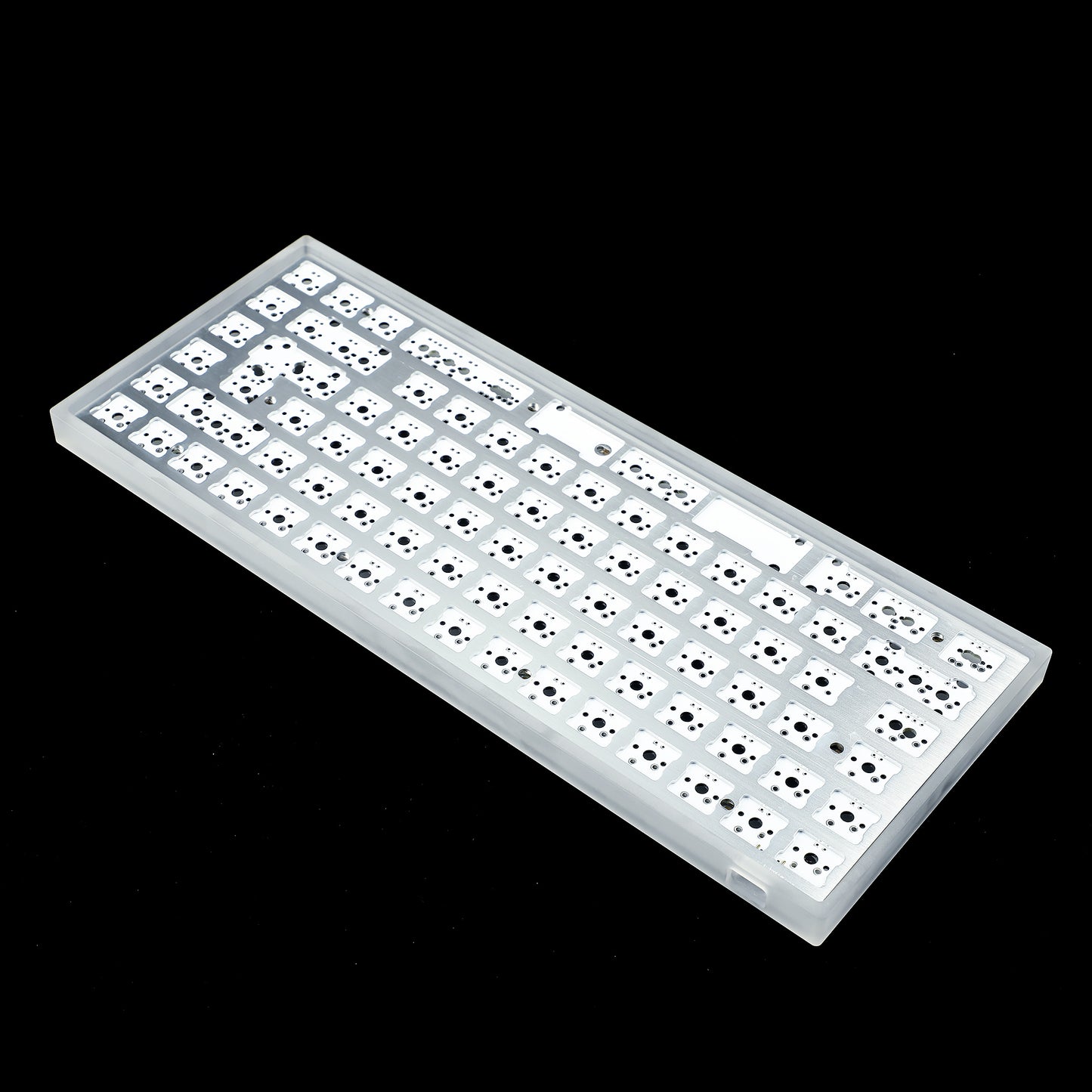 YMD-75% 84 Acrylic Kit(Standard QMK YMD-75% 84 V3 Hotswap Kit Or V2 Soldering Kit/ANSI And ISO Supported)