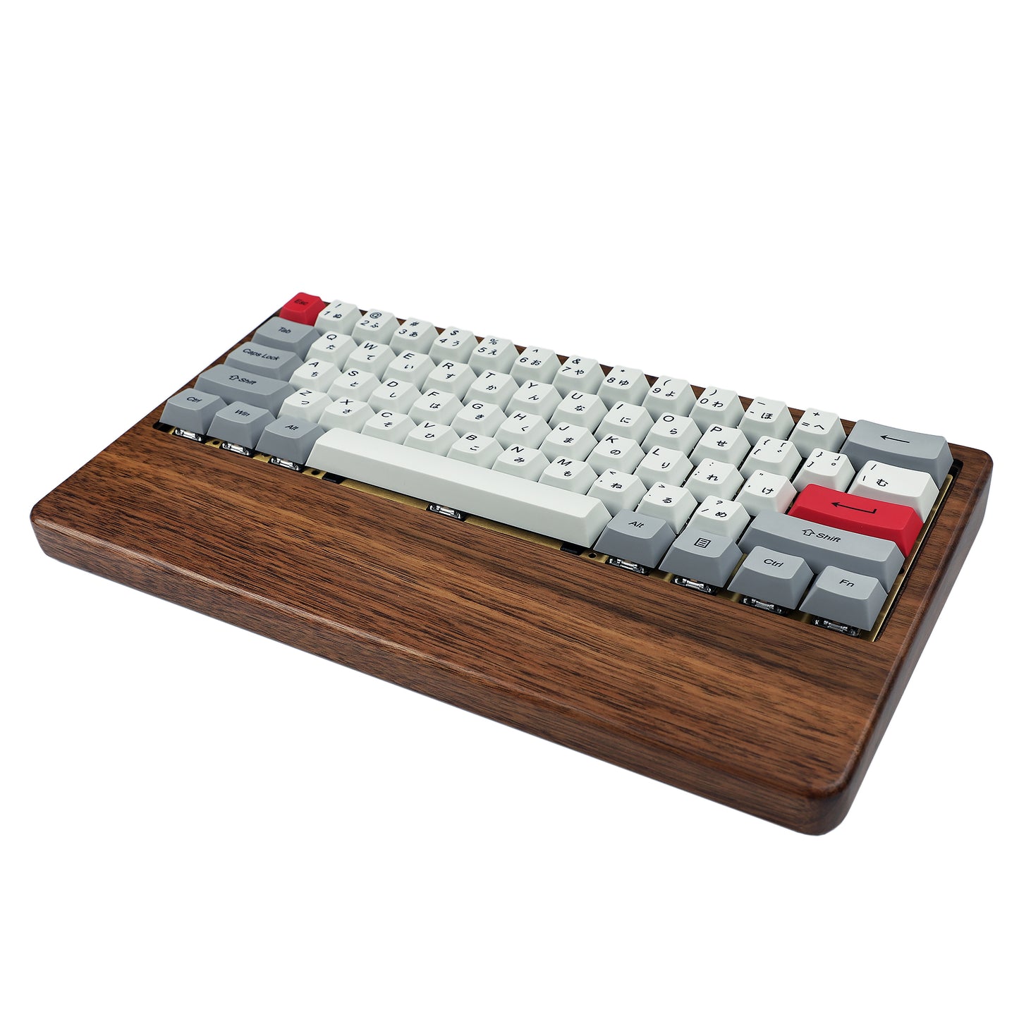 GK61 GK64 Wood Case And Wrist 2 In 1 Kit(RGB Hotswap PCB/Bluetooth Or Wired Programmable)