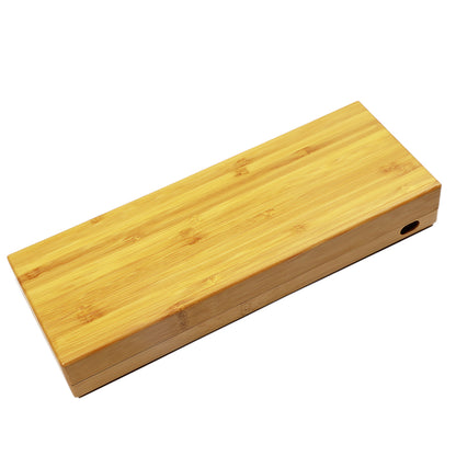 GK61 GK64 Splitted Bamboo Wood Case Kit(RGB Hotswap PCB/Bluetooth Or Wired Programmable)