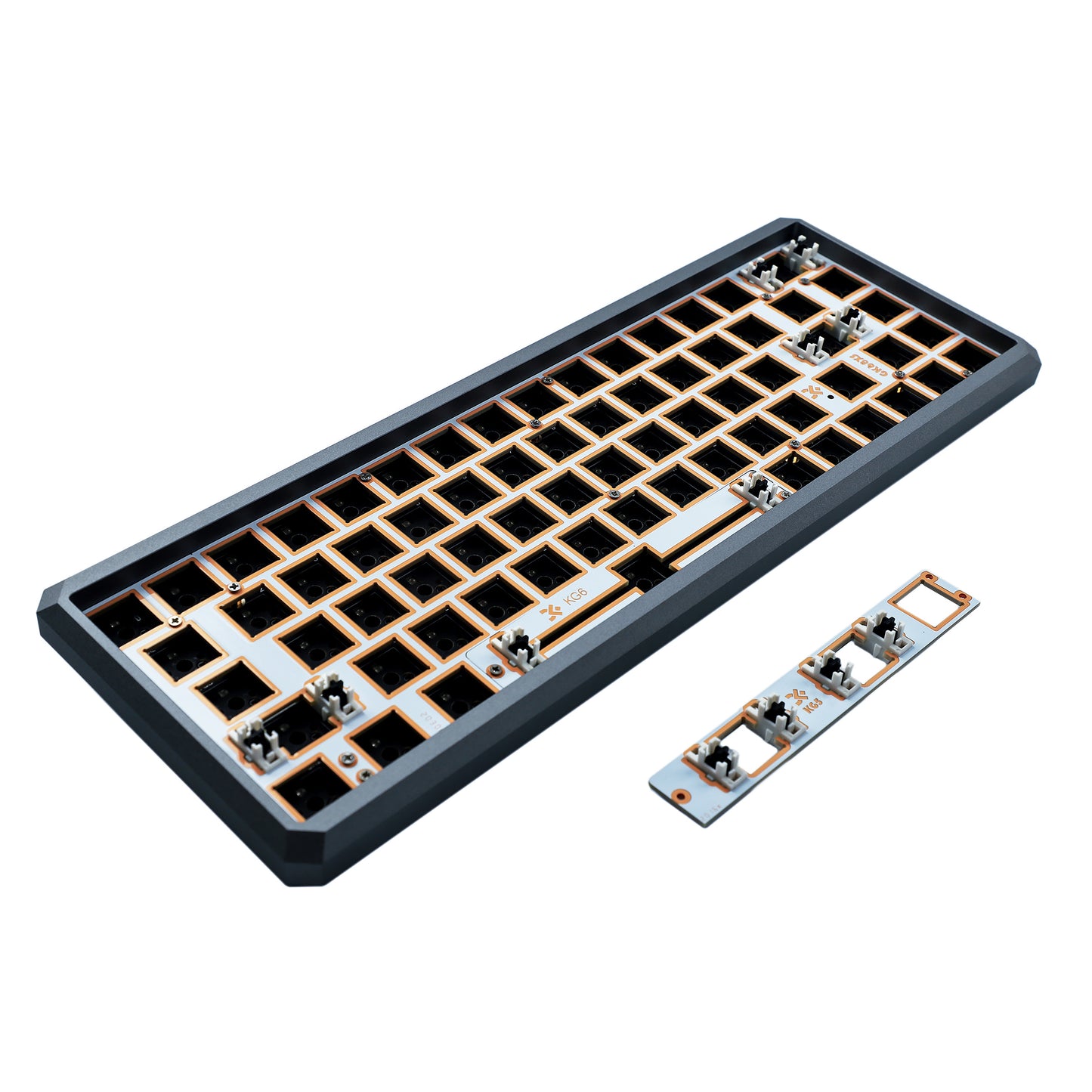 GK68 Aluminum/PC Case Kit(RGB Hotswap PCB/Bluetooth Or Wired Programmable)