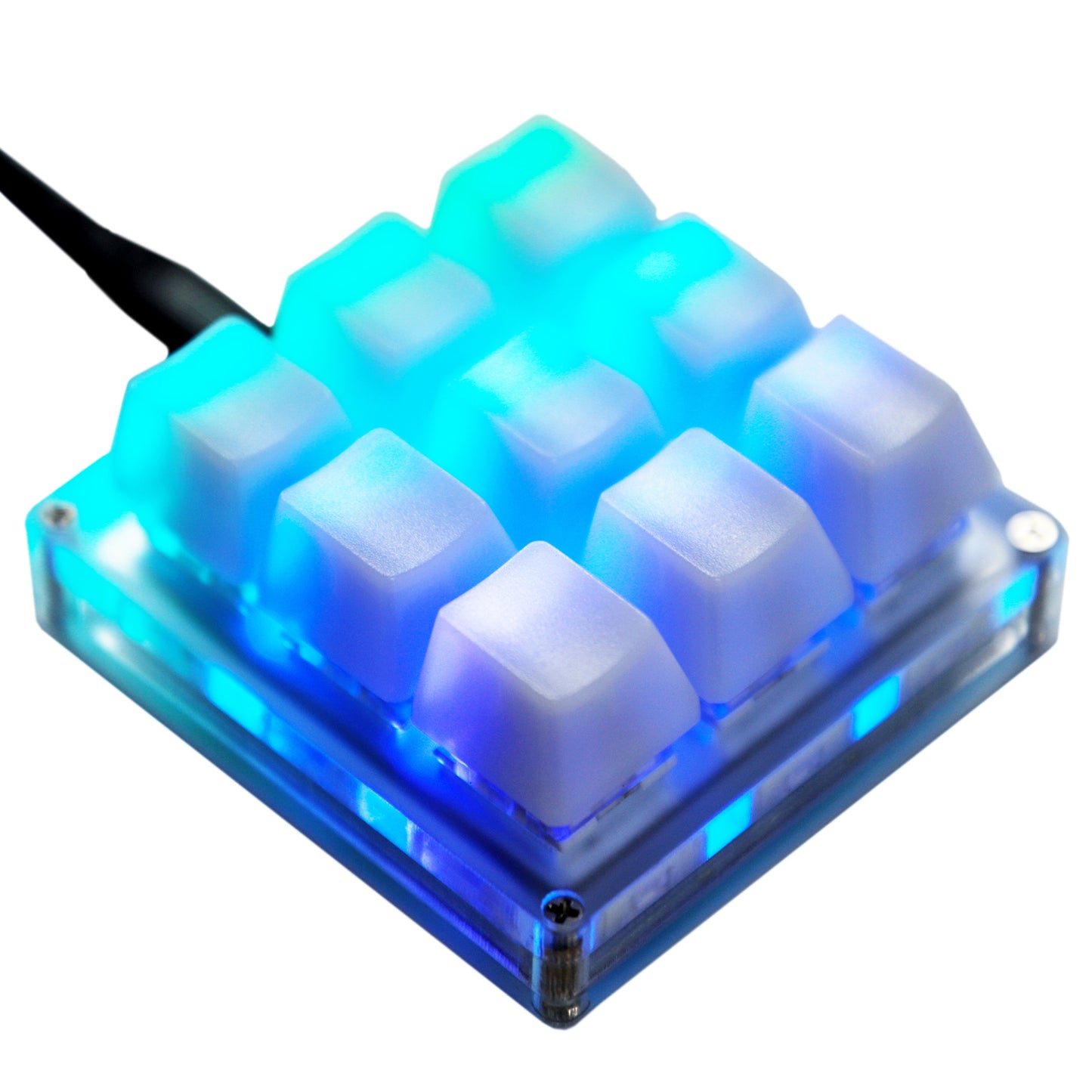 YMD-9 Acrylic Numpad(QMK VIA RGB Hotswap Supported/Gaming Photoshop Using)