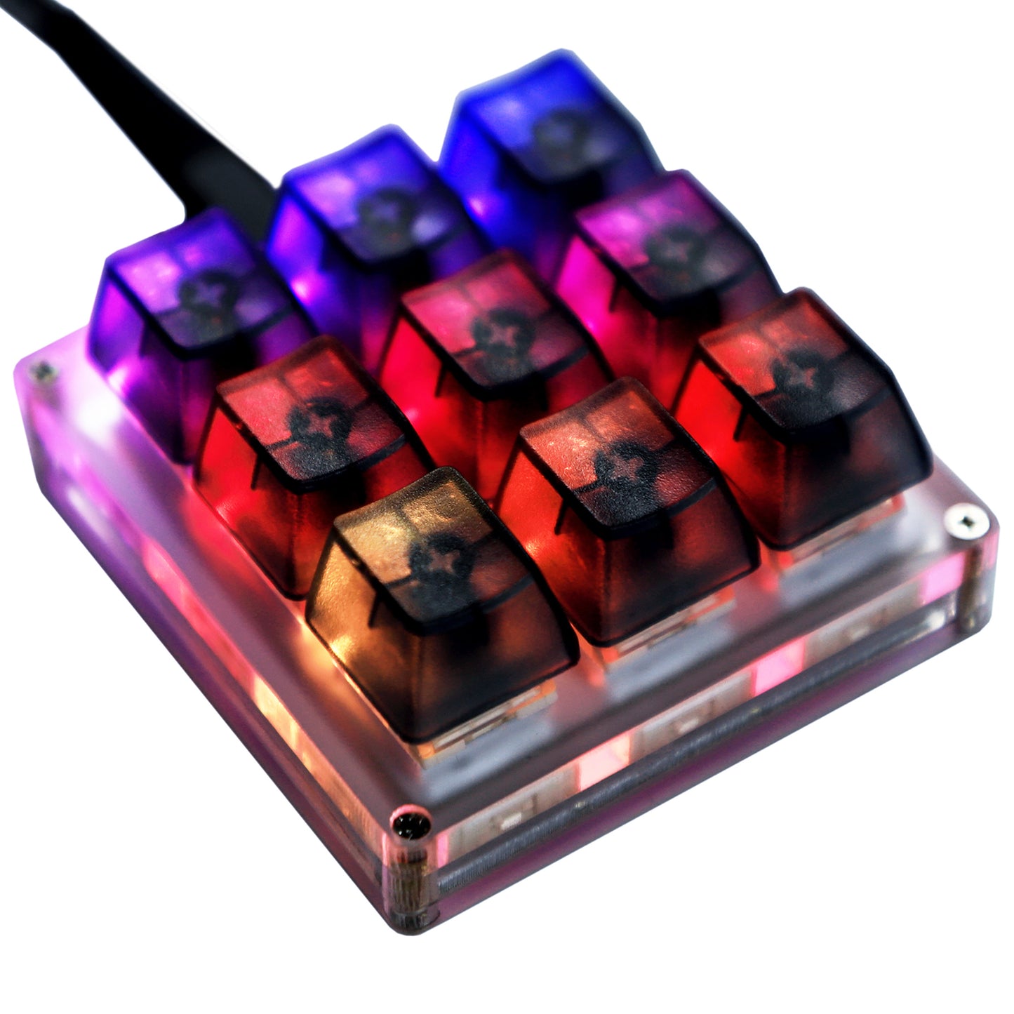 YMD-9 Acrylic Numpad(QMK VIA RGB Hotswap Supported/Gaming Photoshop Using)