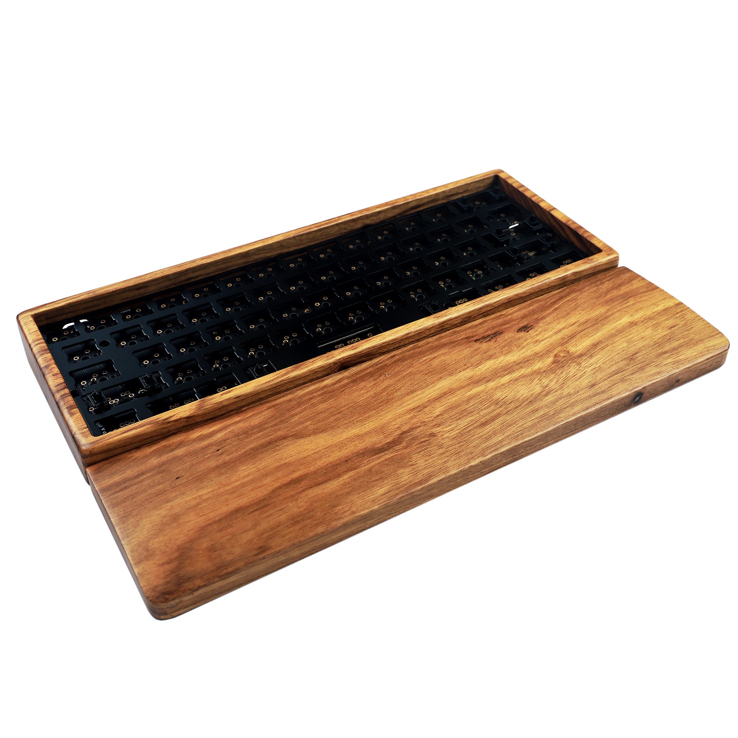 YMD-60% GH60 Wood Case And Wrist Kit(QMK Soldering Supported/ANSI ISO Multi-Layout Supported)