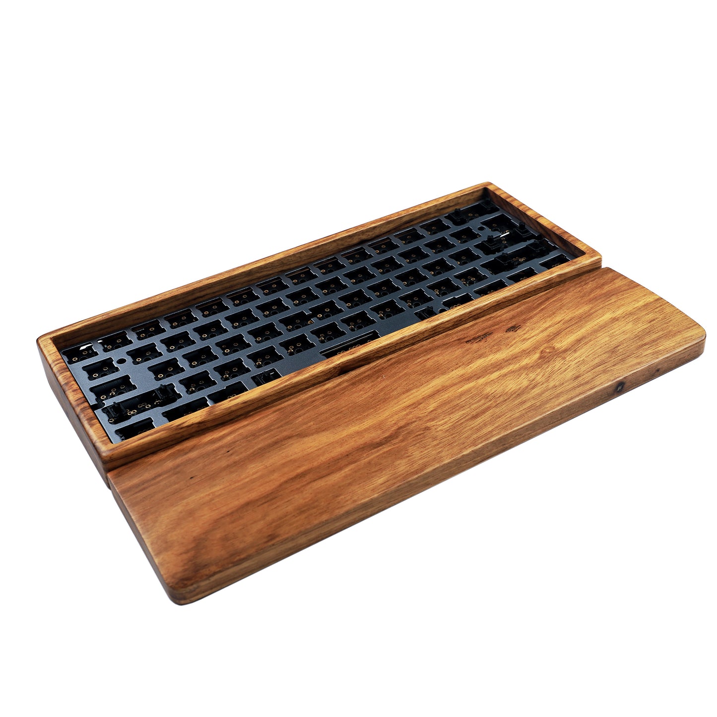 YMD-60% GH60 Wood Case And Wrist Kit(QMK Soldering Supported/ANSI ISO Multi-Layout Supported)