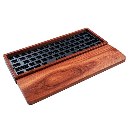 YMD-60% GH60 Wood Case And Wrist Kit(QMK Soldering Supported/ANSI ISO Multi-Layout Supported)