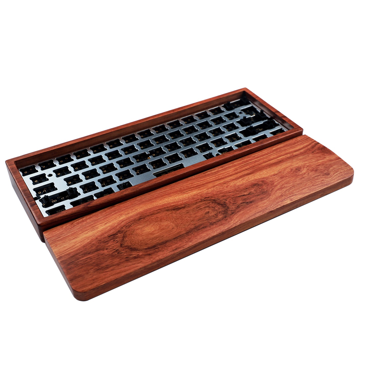 YMD-60% GH60 Wood Case And Wrist Kit(QMK Soldering Supported/ANSI ISO Multi-Layout Supported)