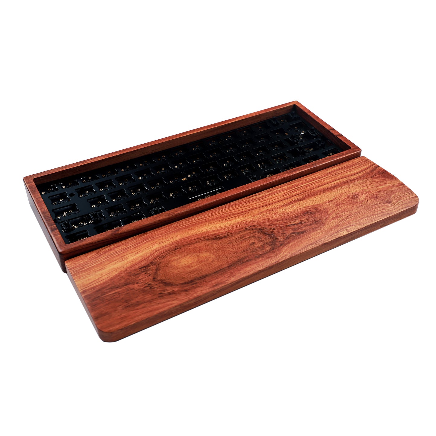 YMD-60% GH60 Wood Case And Wrist Kit(QMK Soldering Supported/ANSI ISO Multi-Layout Supported)