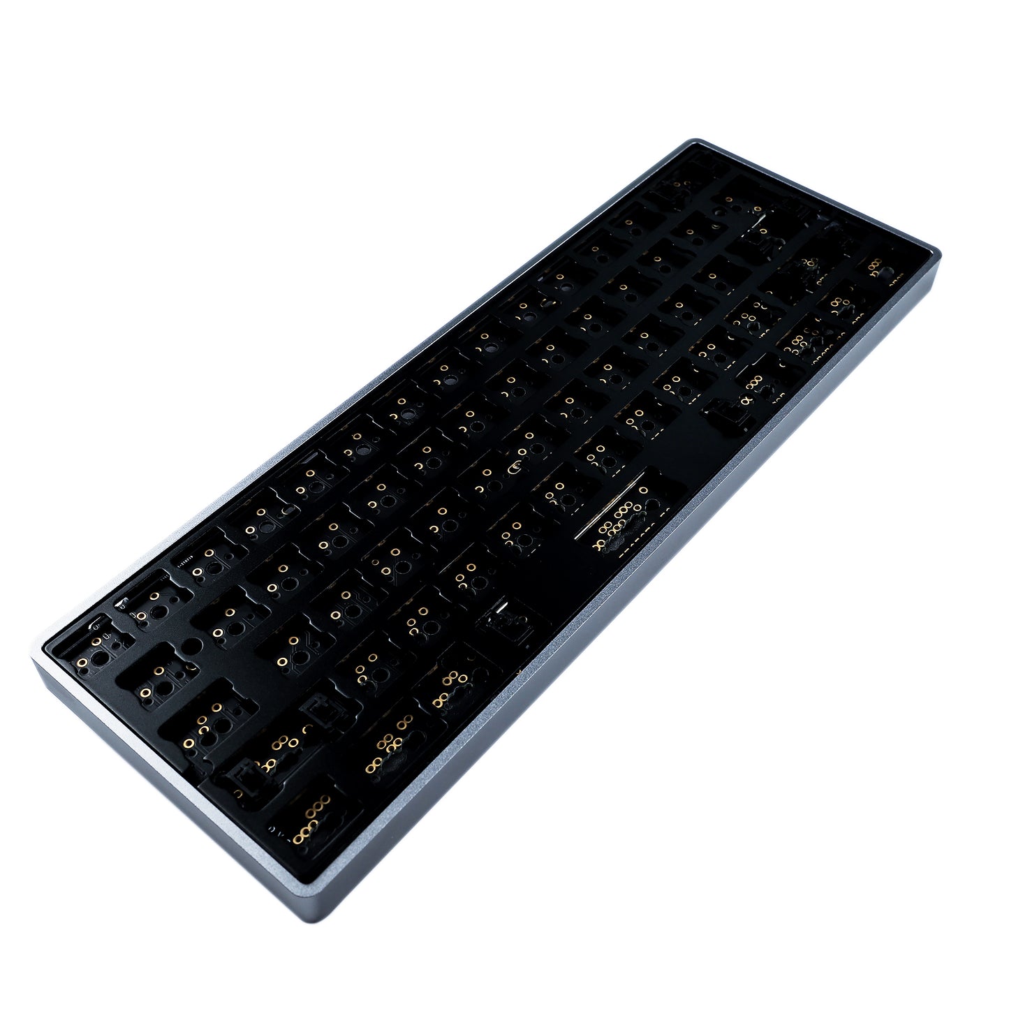 YMD-60% GH60 Light Aluminum Case Kit(QMK Soldering Supported/ANSI ISO Multi-Layout Supported)