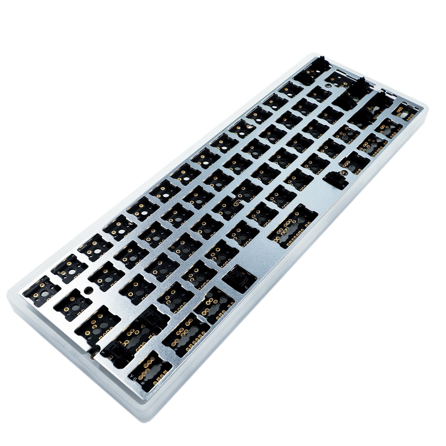YMD-60% GH60 Acrylic Case Kit(QMK Soldering/ANSI ISO Multi-Layout Supported)