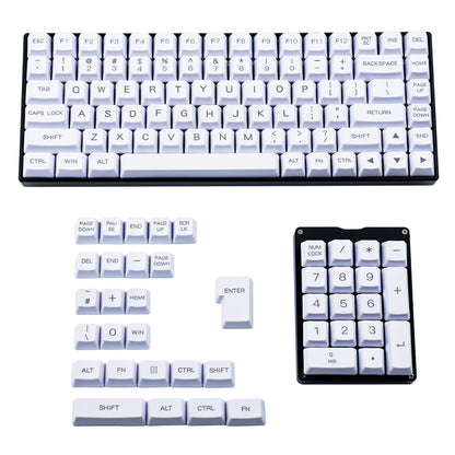 125 Laser-Etched YMD-White Or Customized Keycaps(UK Italian Spain De ISO/YMD96 KBD75 104 87 61 Using)
