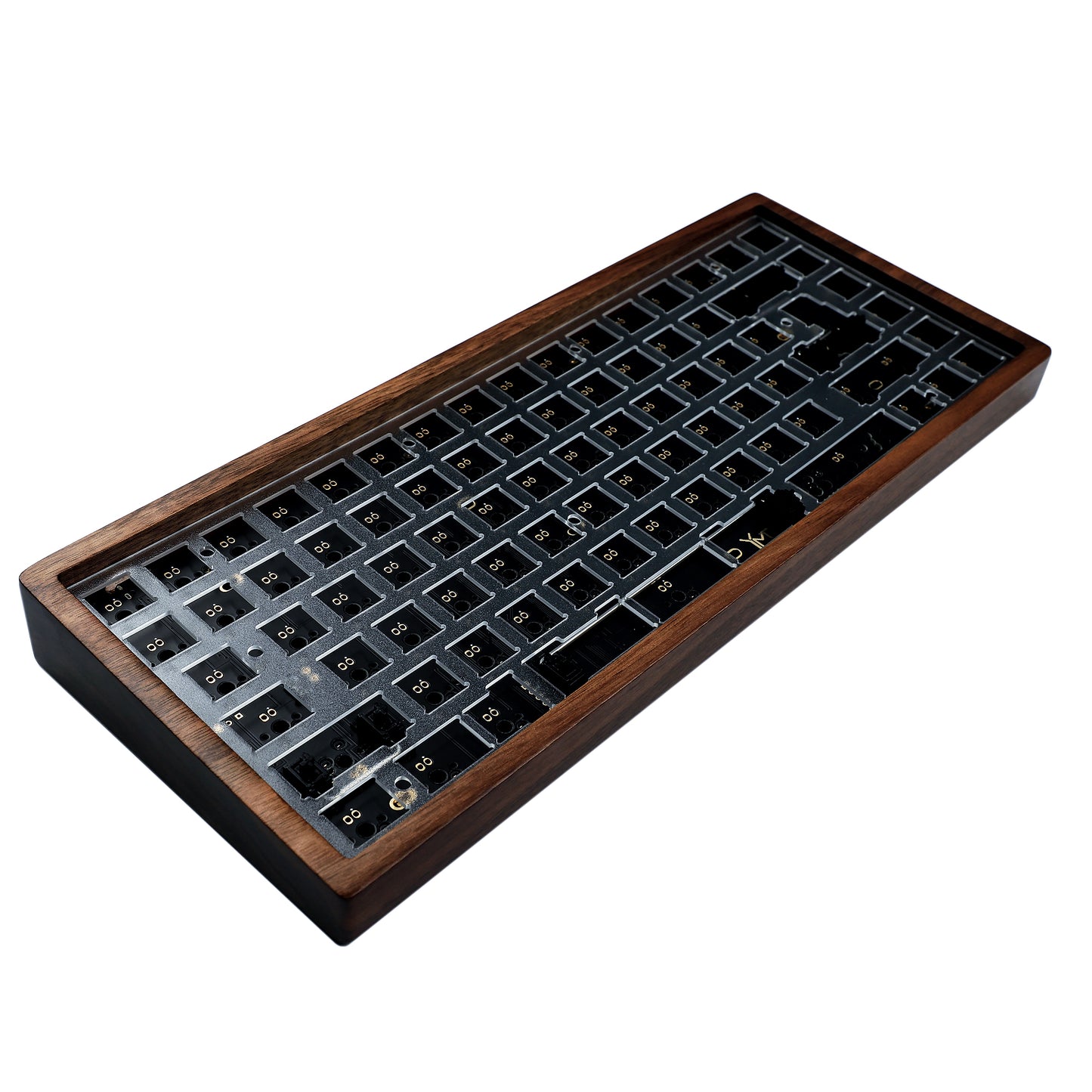 YMD-75% 84 Wood Kit(Standard QMK YMD-75% 84 V3 Hotswap Kit/ANSI And ISO Supported)